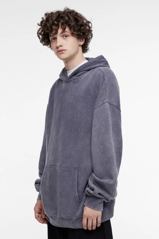 Фиолетовый худи мужской Befree oversize