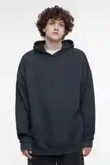 Черный худи мужской Befree oversize