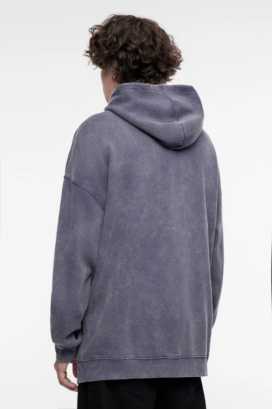 Фиолетовый худи мужской Befree oversize
