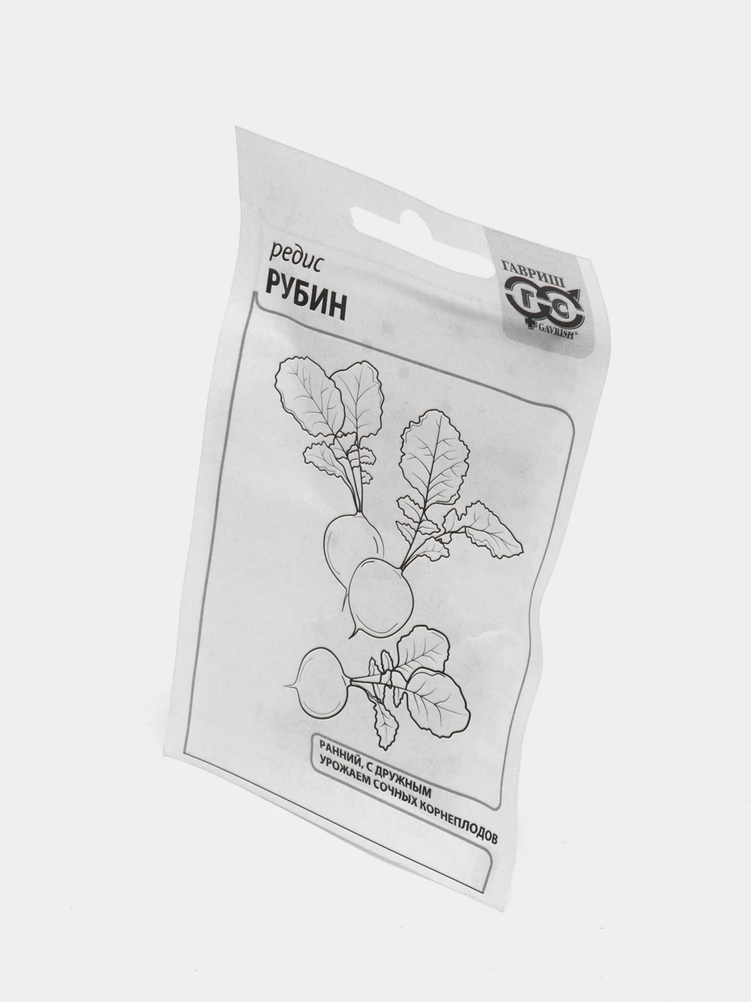 Редис Рубин, 2 гр (семена)