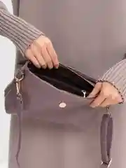 Женская сумка с 2 ремнями