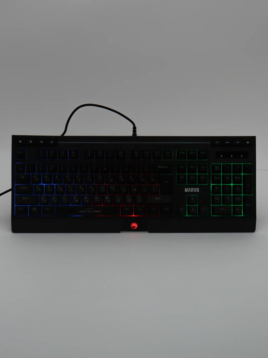 Игровая клавиатура Marvo KG880 USB Gaming, с подсветкой