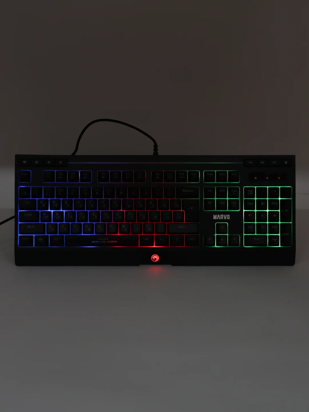 Игровая клавиатура Marvo KG880 USB Gaming, с подсветкой