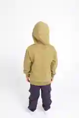 Оливковый толстовка хлопковая, с начесом, для мальчика 3-6 лет, рост 98-116