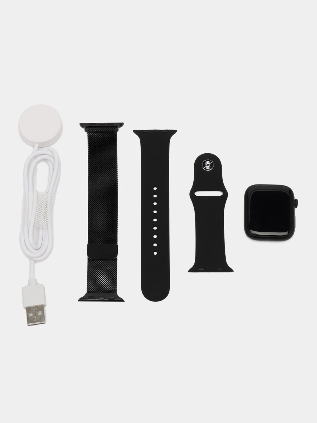 Черный смарт часы 8 45/41 мм Smart Watch х8 se / x8 mini / x 8 про "Премиум"