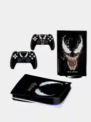 Наклейка виниловая защитная на Sony PlayStation 5 Disc Edition, полный комплект