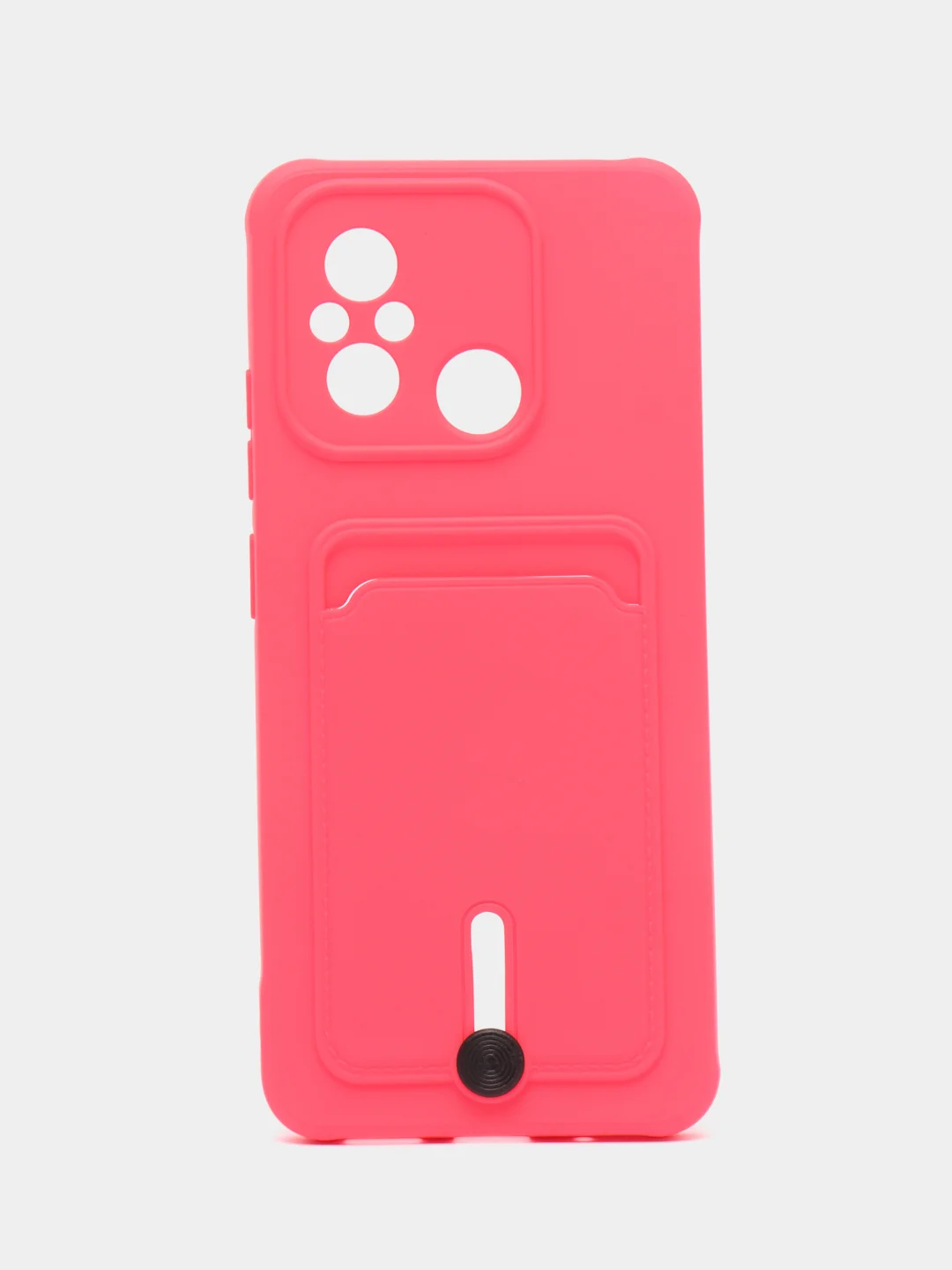 Фуксия силиконовый чехол для Xiaomi Redmi 12C (Сяоми Редми 12С), прозрачный