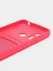 Фуксия силиконовый чехол для Xiaomi Redmi 12C (Сяоми Редми 12С), прозрачный