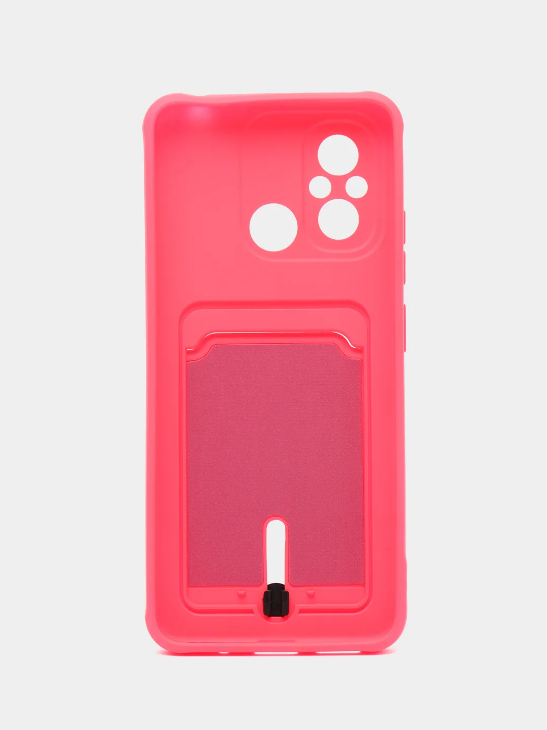 Фуксия силиконовый чехол для Xiaomi Redmi 12C (Сяоми Редми 12С), прозрачный