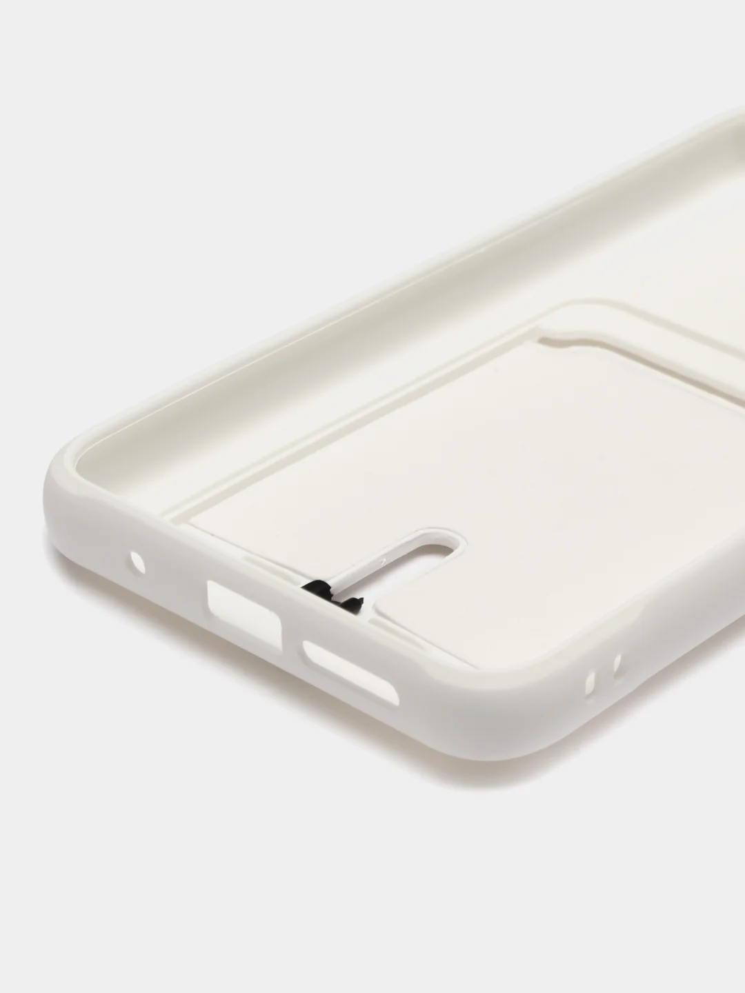 Белый чехол силиконовый для Xiaomi Redmi 9T (Редми 9Т), с защитой камеры