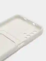 Белый чехол силиконовый для Xiaomi Redmi 9T (Редми 9Т), с защитой камеры