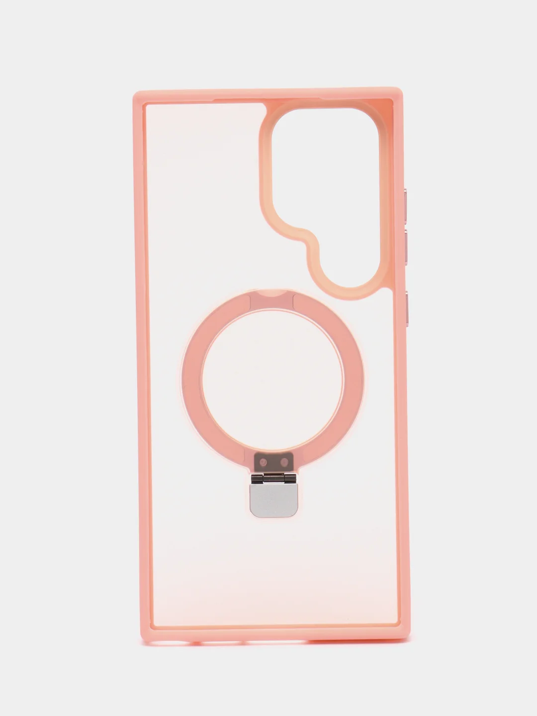 Розовый чехол для Samsung S24, S24 Plus, S24 Ultra, S23 ultra, S23 Plus, S23 MagSafe с подставкой