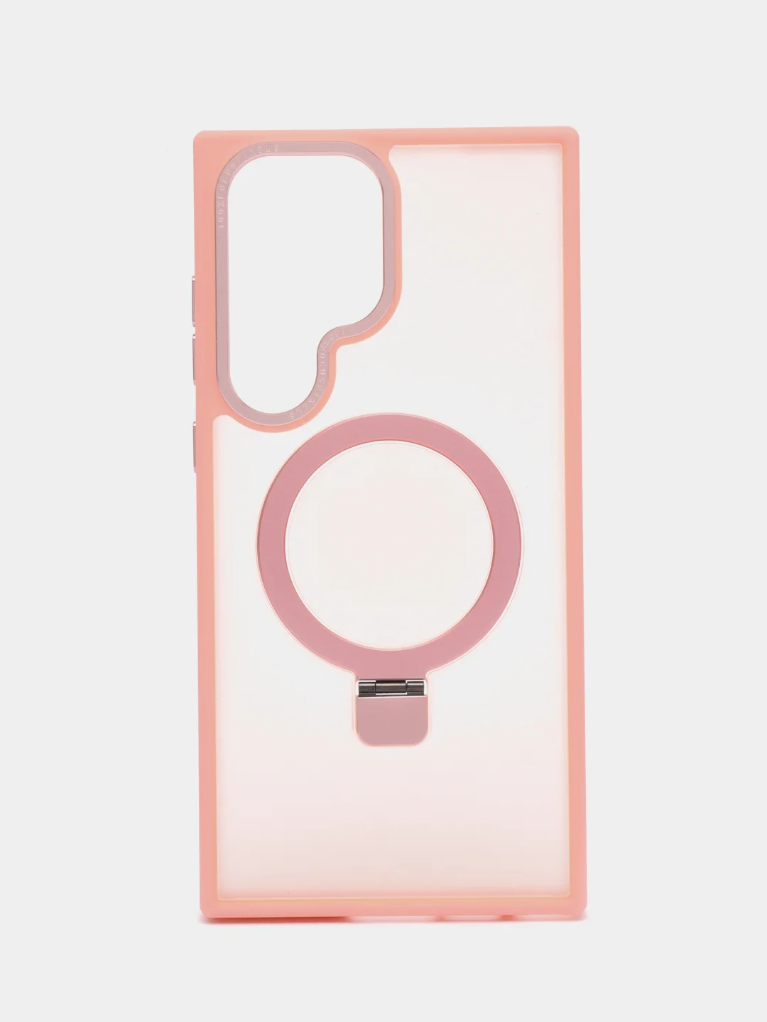 Розовый чехол для Samsung S24, S24 Plus, S24 Ultra, S23 ultra, S23 Plus, S23 MagSafe с подставкой