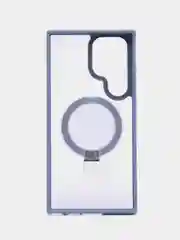 Синий меланж чехол для Samsung S24, S24 Plus, S24 Ultra, S23 ultra, S23 Plus, S23 MagSafe с подставкой