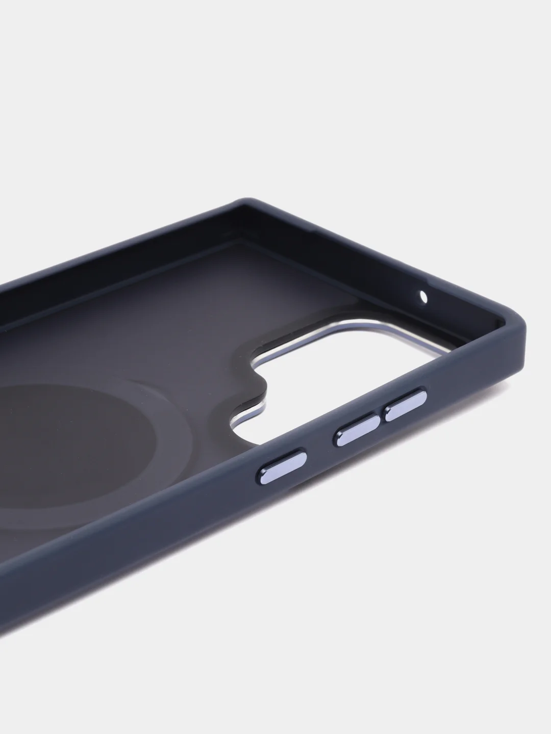 Темно-синий чехол для Samsung S24, S24 Plus, S24 Ultra, S23 ultra, S23 Plus, S23 MagSafe с подставкой