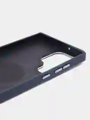 Темно-синий чехол для Samsung S24, S24 Plus, S24 Ultra, S23 ultra, S23 Plus, S23 MagSafe с подставкой