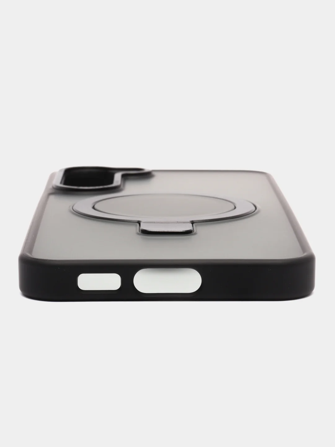 Черный чехол для Samsung S24, S24 Plus, S24 Ultra, S23 ultra, S23 Plus, S23 MagSafe с подставкой