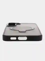 Черный чехол для Samsung S24, S24 Plus, S24 Ultra, S23 ultra, S23 Plus, S23 MagSafe с подставкой