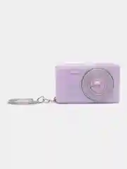 Фиолетовый брелок фонарик "Фотоаппарат"