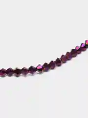 Фиолетовый стеклянные бусины биконусы, граненные, 4 мм, 100 шт