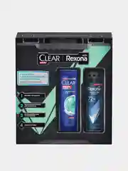 Подарочный набор мужской REXONA MEN и CLEAR "Будь уверен" Шампунь и Дезодорант