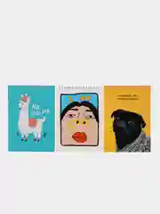 Синий набор дизайнерских блокнотов, А5
