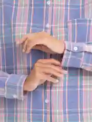 Лавандовый рубашка женская