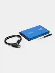 Синий корпус для внешнего жесткого диска, SATA - USB 3.0, 2.0