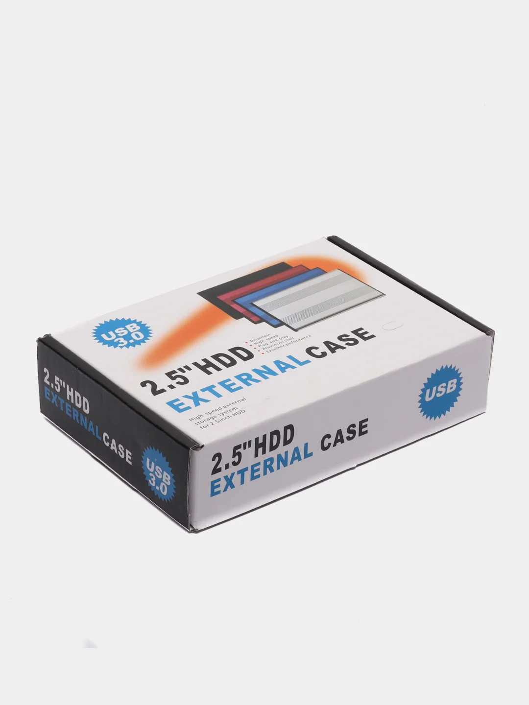 Синий корпус для внешнего жесткого диска, SATA - USB 3.0, 2.0