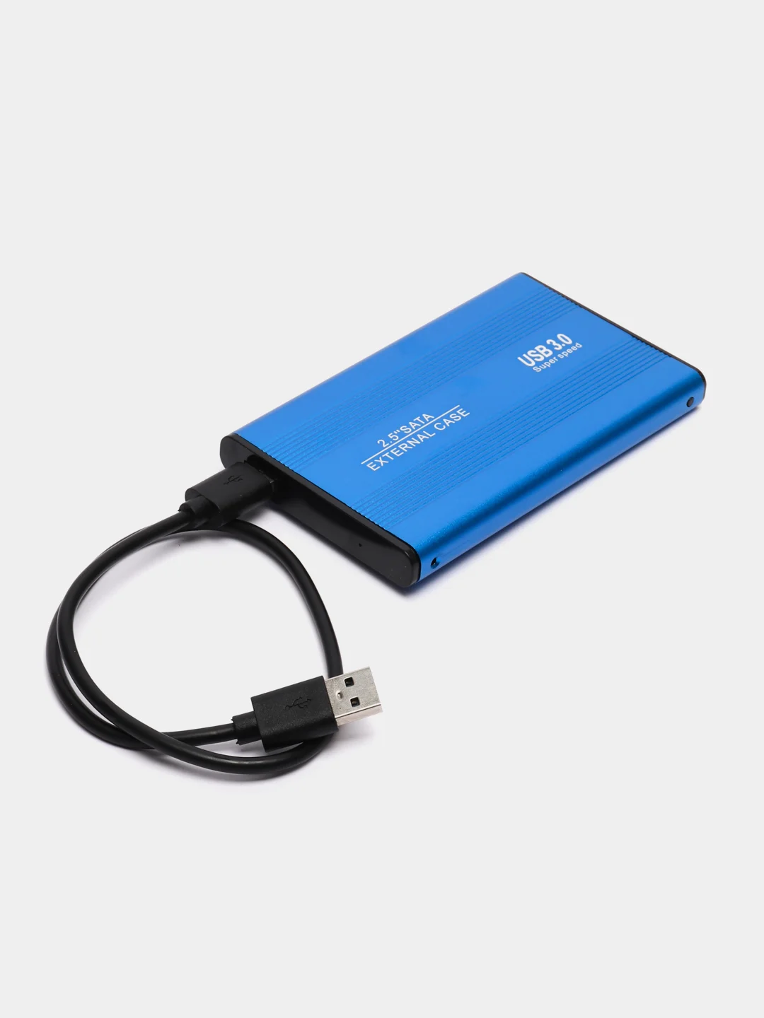 Синий корпус для внешнего жесткого диска, SATA - USB 3.0, 2.0