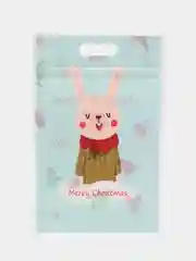 Небесно-голубой упаковочный пакет zip lock для подарков, сладостей, hand made