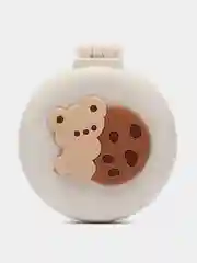 Белый расческа для волос, массажная, с зеркалом, складная