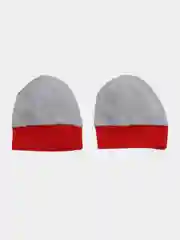 Серый шапка для новорожденного, комплект из 2 штук