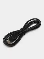Черный кабель зарядник USB Type-C Denmen D01T 2.4A, зарядка 1 м