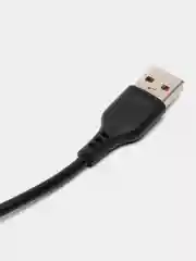 Белый кабель зарядник USB Type-C Denmen D01T 2.4A, зарядка 1 м