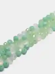 Лайм рондели, 4 х 6 мм, 50 штук