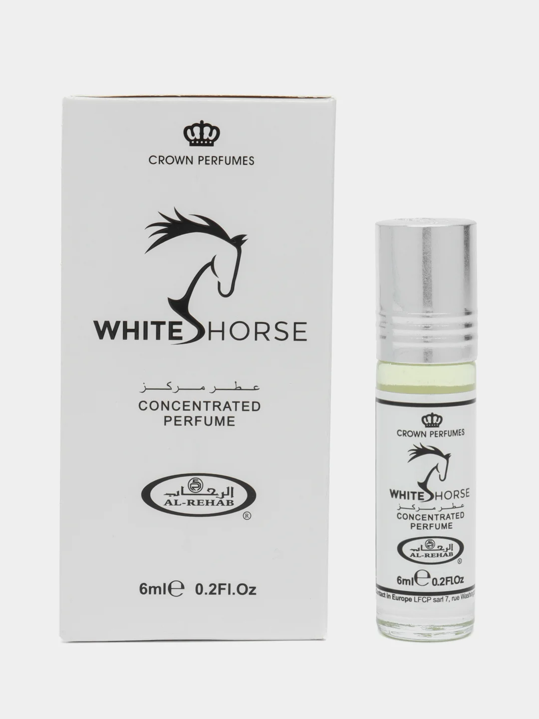 Белый масляные духи Black Horse, White Horse, 6 мл, Al Rehab (Аль Рехаб)