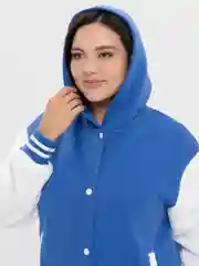 Индиго толстовка бомбер женский, оверсайз