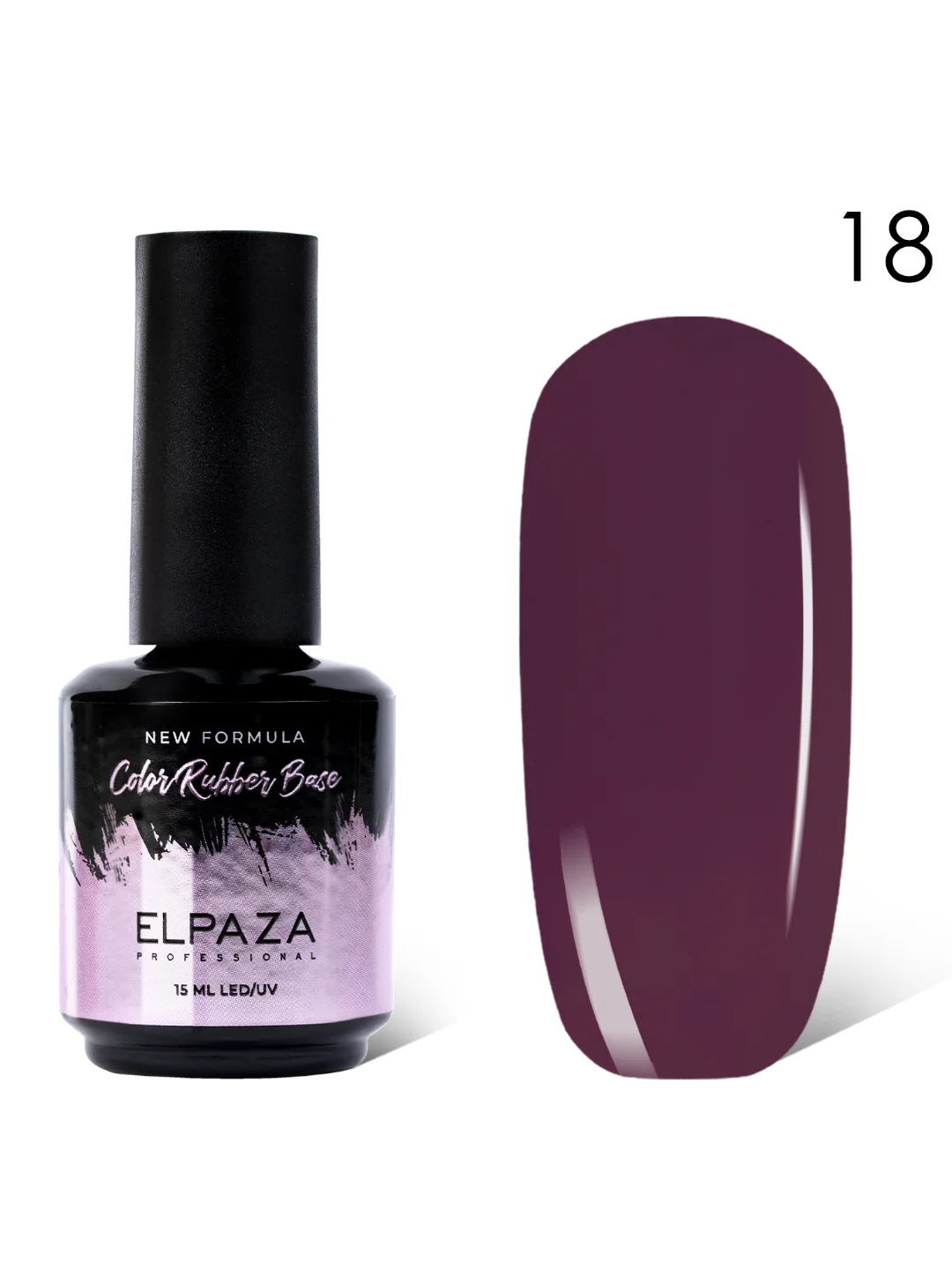 Камуфлирующая каучуковая база, Rubber Base Elpaza, 15 ml