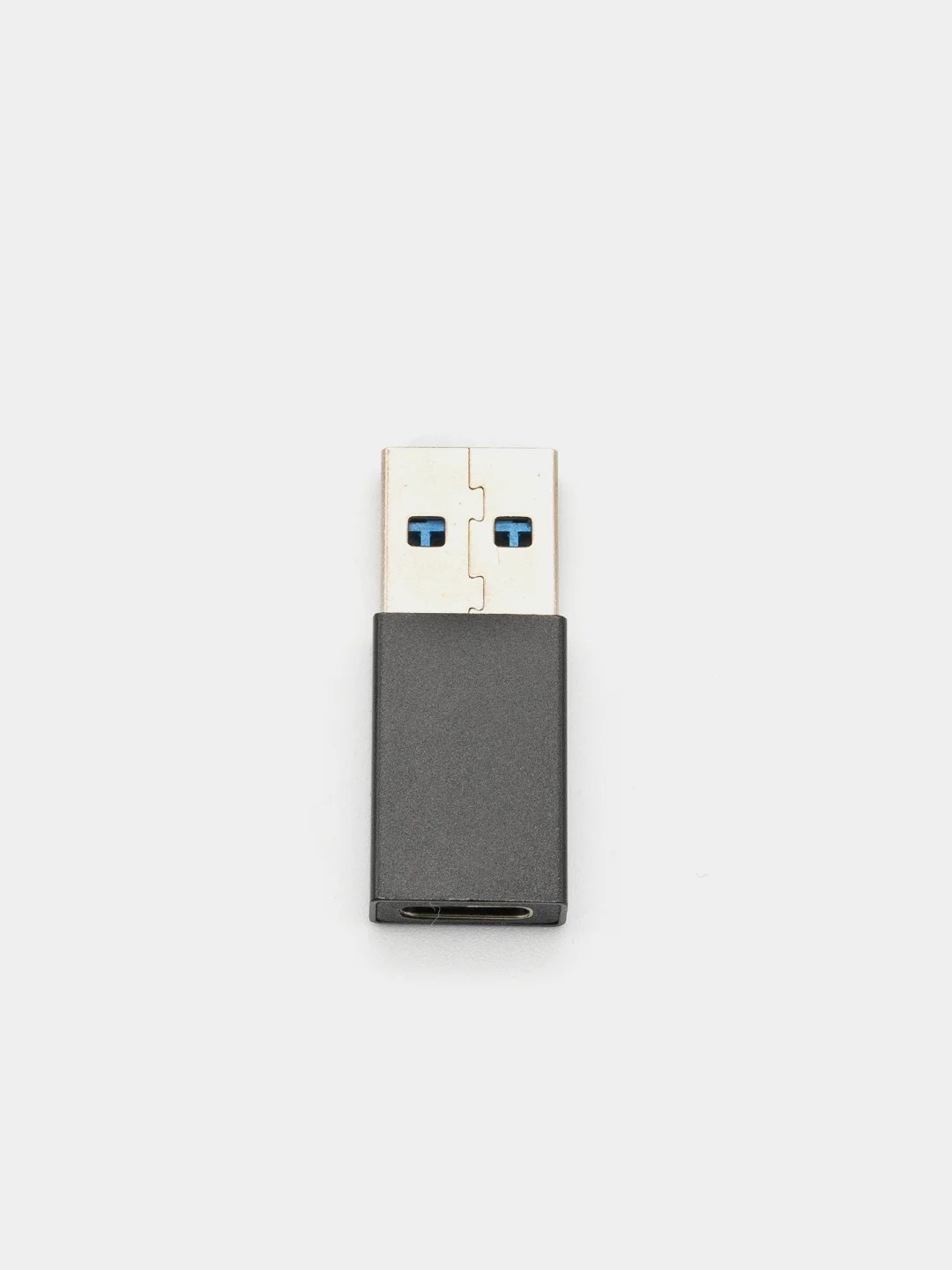 Черный переходник USB 2.0 на USB Type-C