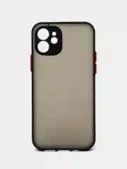 Матовый чехол на айфон 11, 12, 13, 14, Pro, 11 Pro Max, 12 Pro Max с цветными кнопками