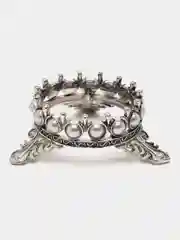 Серебряный подставка для кистей "Корона"