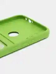 Лайм силиконовый чехол для Xiaomi Redmi Note 7 (Сяоми Нот 7), с карманом для карт