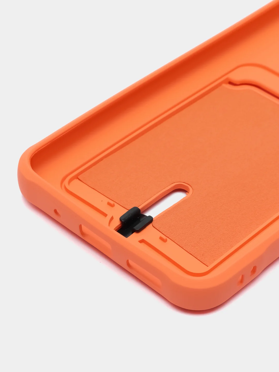 Оранжевый силиконовый чехол для Xiaomi Redmi 12C (Сяоми Редми 12С), прозрачный