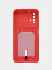 Коралловый чехол силиконовый для Xiaomi Redmi 9T (Редми 9Т), с защитой камеры