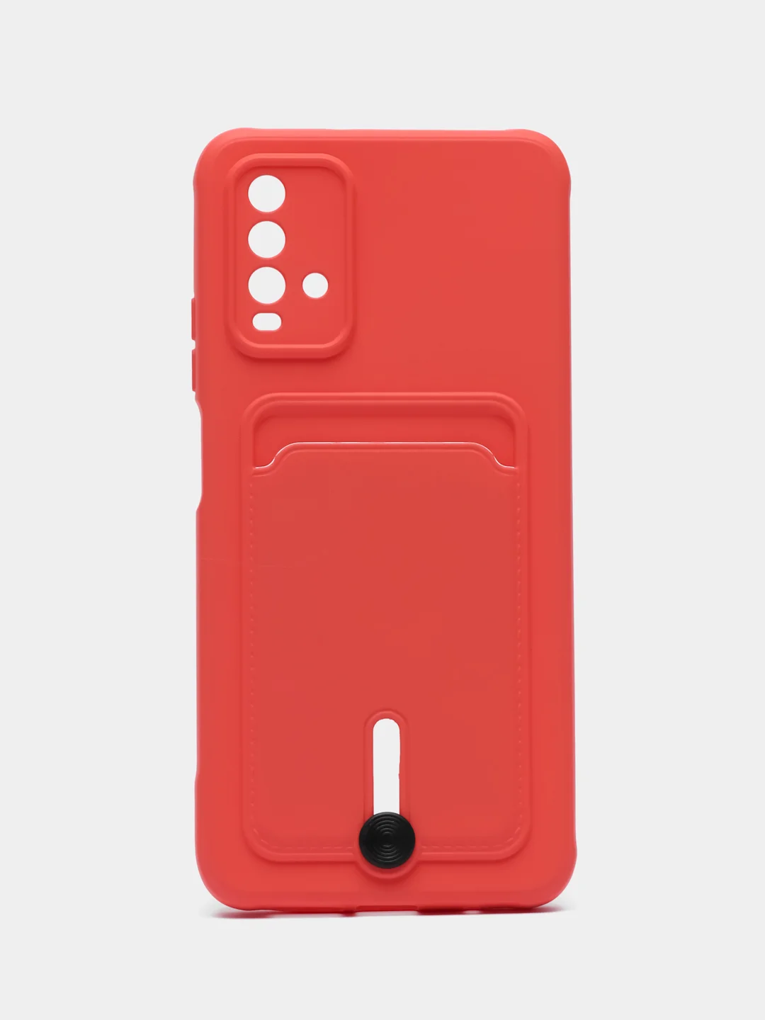 Коралловый чехол силиконовый для Xiaomi Redmi 9T (Редми 9Т), с защитой камеры
