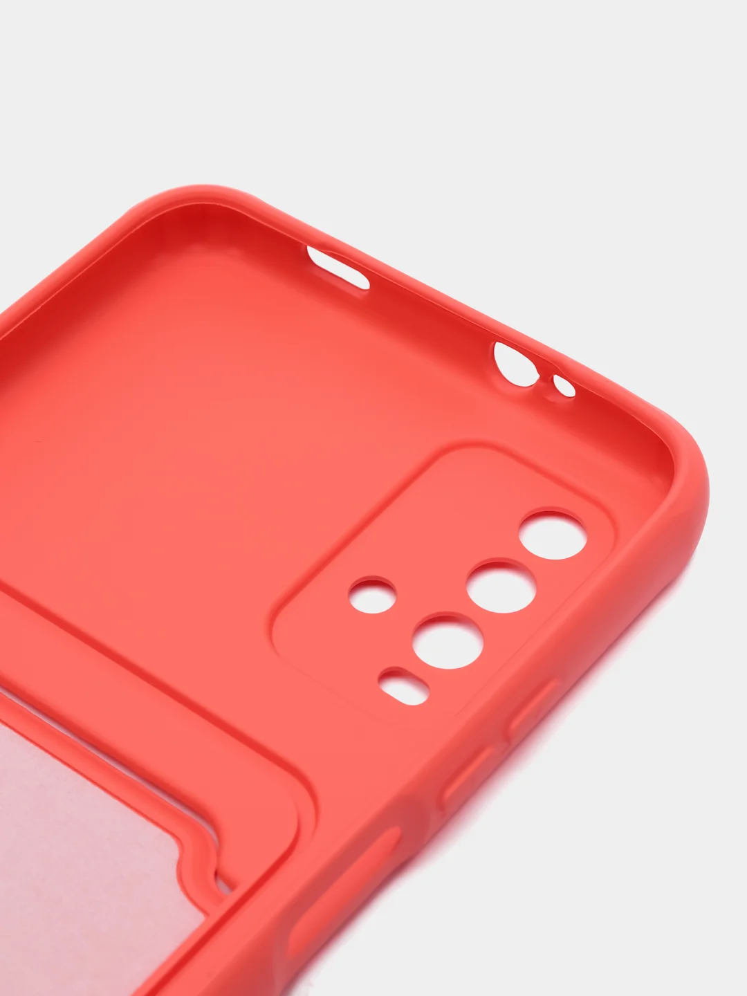 Коралловый чехол силиконовый для Xiaomi Redmi 9T (Редми 9Т), с защитой камеры