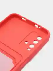 Коралловый чехол силиконовый для Xiaomi Redmi 9T (Редми 9Т), с защитой камеры
