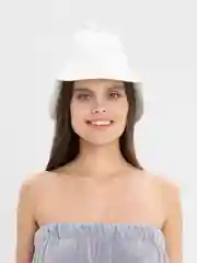 Шапка для бани, белая