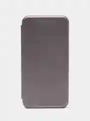 Серебряный чехол книжка iPhone 11